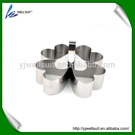 decorative heart shape wedding cake server set