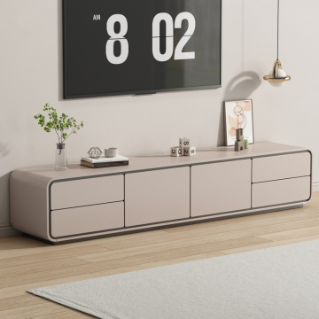 Light Luxury Italian TV Stand & Coffee Table Full-Set for Small Apartments
