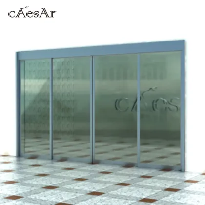 Dorma sliding automatic glass doors