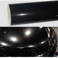 metallic diamond gloss black car wrap vinyl
