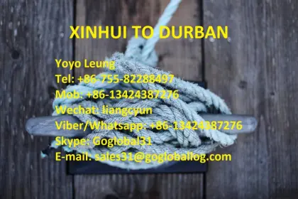 Jiangmen Xinhui Sea Freight to South Africa Durban
