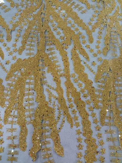2022 High quality new fashion bronzed women's dress fabric