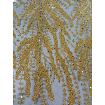 2022 Hochwertige neue Mode Bronzed Damenkleid Stoff