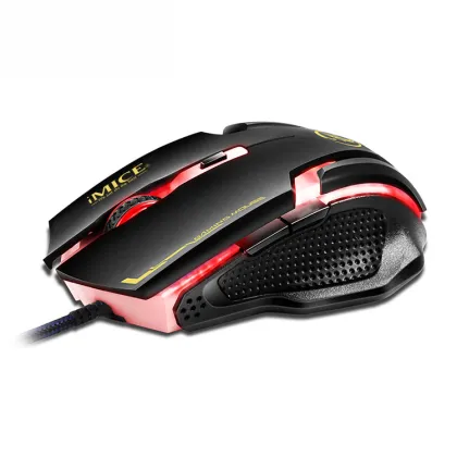 Professional Gaming Mouse with LED Optical USB for PC and Laptop: Silent and Designed for Gamers