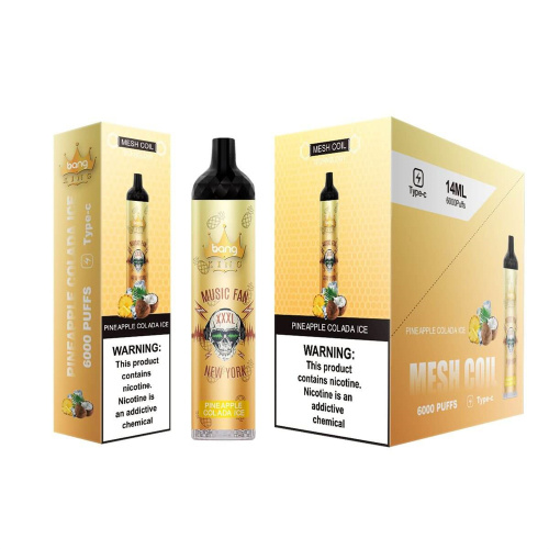 Uzy Bang King 6000 Puffs e Cigarro original Europa