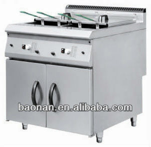 New style Stainless steel Gas Deep electric Fryer With Cabinet BN900-G801