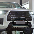 U-shaped curved iron front bumper with baffle