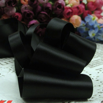 black satin ribbon