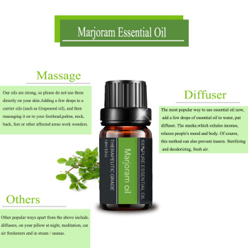 Natural Organic Marjoram Oil For Skin Care Massage
