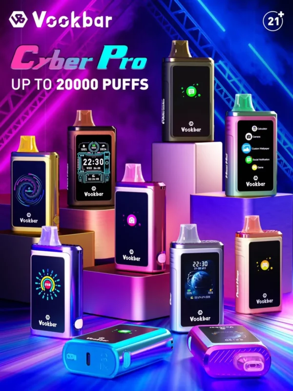 Vookbar Cyber Link 30000 Puff Vape Belgium Wholesale