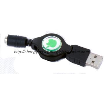 For iPhone 5 Cable Retractable USB Cable