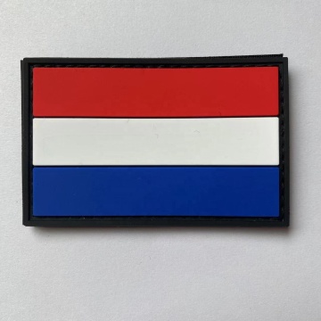 PVC Hook and Loop Tactical Patches - Netherlands Flag Patch