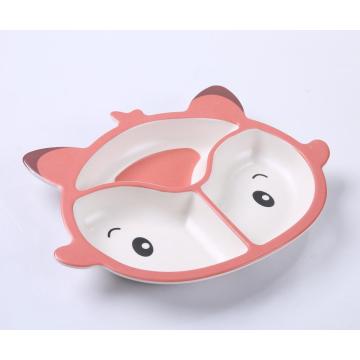 fox shaped kids dinnerware set 5pcs set
