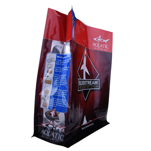 Gedrukte 3 kg Pet Food Bag met vierkante bodem