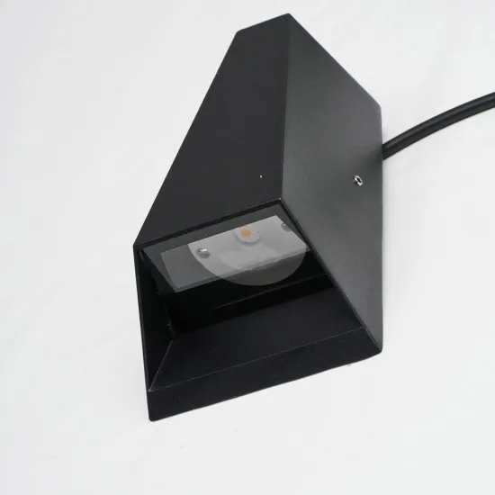 LEDEAST T-016 DC24V 7W Black Geometric Outdoor LED Wall Lamp