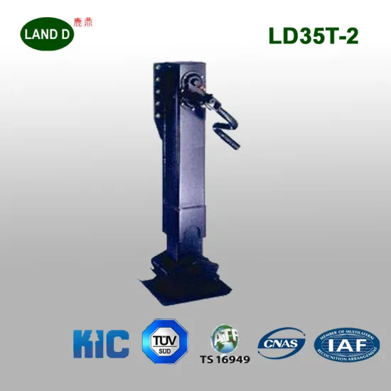 Jack Leg Gearbox Inboard Two Handles Adjustable Container 19 inches Weld 35T Semi Trailer Truck Landing Gear
