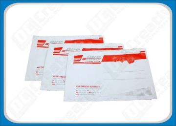 Custom Polythene Film Courier Envelopes Self-seal Closure Postal Plastic Bags