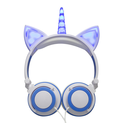 Hadiah Natal Lucu Unicorn Headphone Kabel