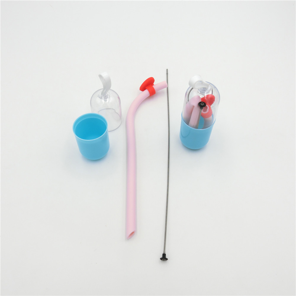 silicone straw cup cover
