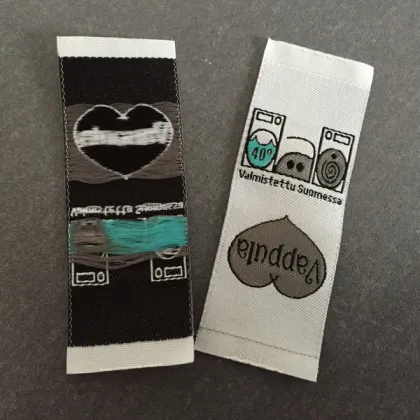 Custom Clothing Wash Care Label Woven Label