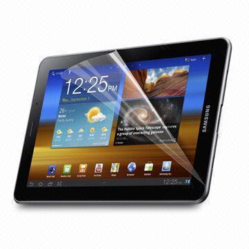 Transparent Screen Protector for Samsung P8600 Galaxy Tab 7.7, with Anti-scratch Clear PET Material