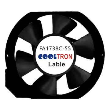 100mm ac fan 172x151x38mm FA1738C-55 cabinet fans manufacturers