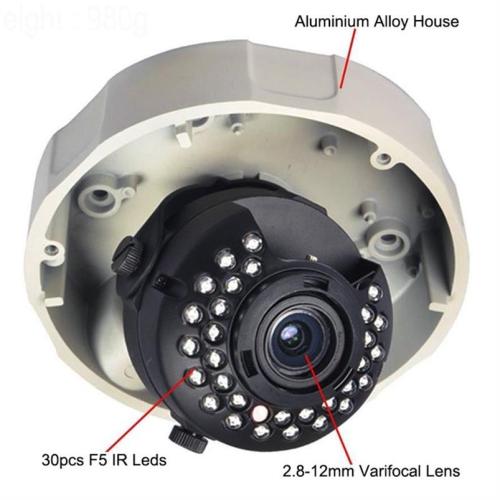 4X/5X CCTV 2.0MP IR Dome 4-In-1 Camera