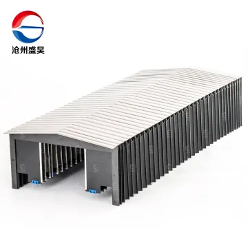 Stainless Steel Armored Bellows Cover for CNC Machine Protection