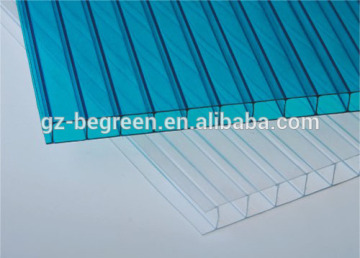 PC plastic polycarbonate transparent honeycombt hollow roofing sheet