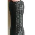 Black Soft Nylon Sleeve For Braided Cable