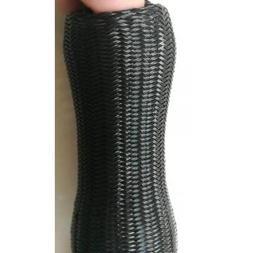 Black Soft Nylon Sleeve For Braided Cable