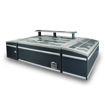 Commercial Horizontal Freezer for Ice Cream and Frozen Foods Display