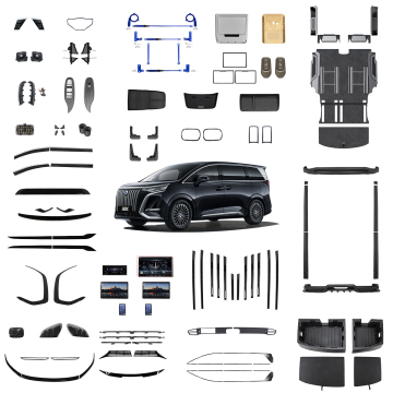 ABS Spoiler dan Kit Interior Serat Karbon untuk BYD Denza D9