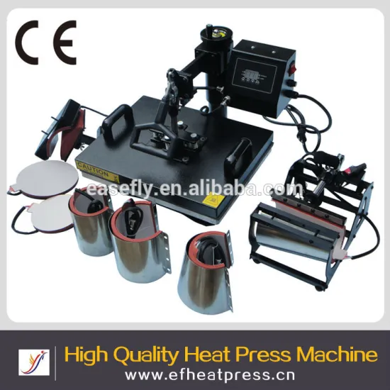 8 in 1 Combo Heat Printing Machine Equipment For Small Business