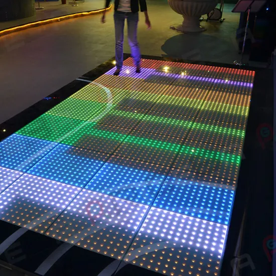 RGB Full Color Pixel Interactive LED Dance Floor for Wedding Stage