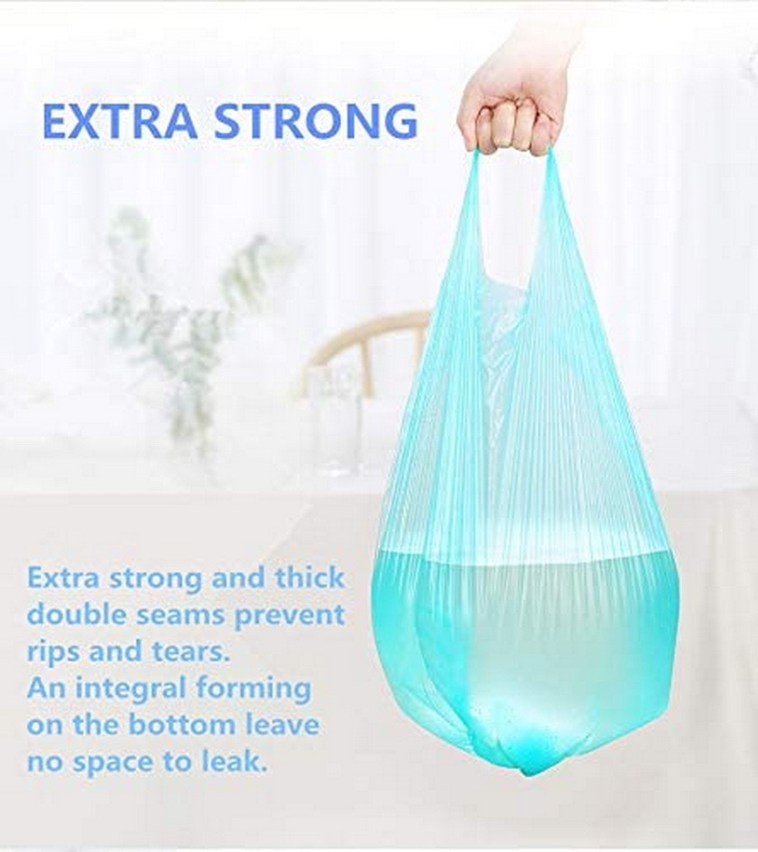 Colorful Clear Plastic Merchandise Environmentally Friendly Bin Bags