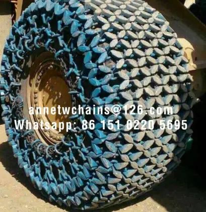 High-quality loader tire chains 45/65r45 from TONGWEI manufacture
