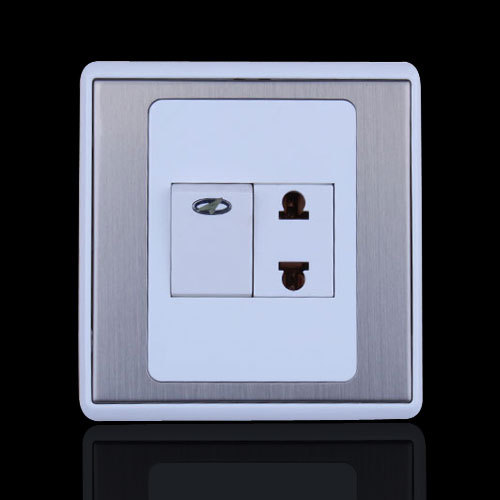 1 Switch + 1 Wall Socket, High Quality 1 Switch + 1 Wall Socket on ...