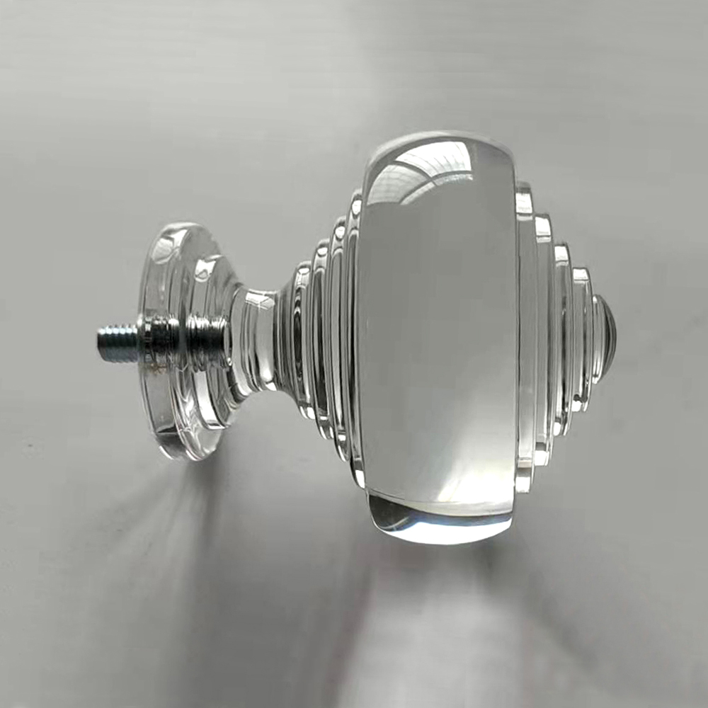 Crystal gyro head curtain rod