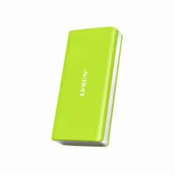 External Power Pack, 10,000mAh High-capacity/Dual-USB Output/LED Flashlight/2.4A Current