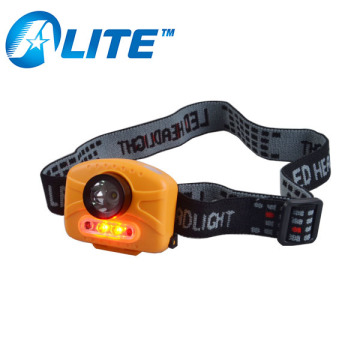 Huan's Handsfree On-Off Switch 3*AAA Dry Batteries Sensor Reflector Headlamp