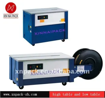 Semi-automatic strapping machine (low-profile)