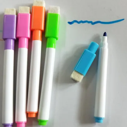 OEM Hot Selling Non-Toxic Multicolor Erasable Whiteboard Markers with Eraser