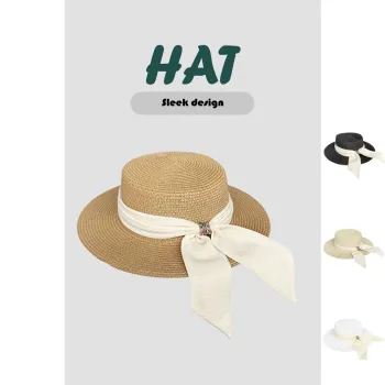 2024 Fashionable Multi-Functional Hand-Woven Straw Hats for Beach and Seaside