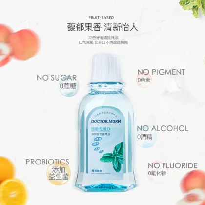 Wholesale Peach Orange Mint Mouthwash for Fresh Breath and Oral Hygiene