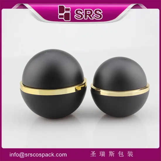 SRS free sample luxury 50ml 80ml plastic cosmetic packaging cream jar
