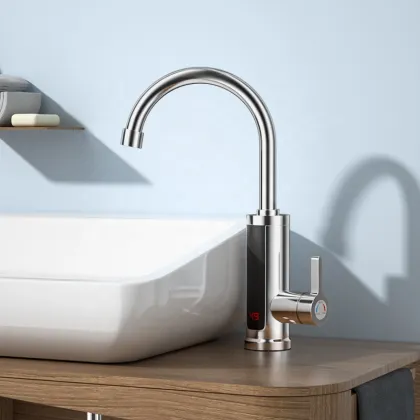 3000W Instant Electric Faucet: Tankless House Water Heater - Heating Electric Hot Faucet Tap