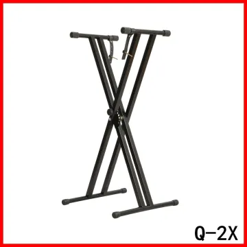 Q-2X double pipe keyboard stand,electronic organ stand