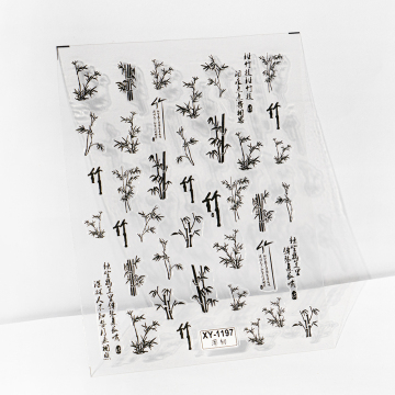 Thin & Tough Colorful Wings Nail Stickers for UV Gel Nail Art