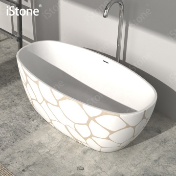Foshan iStone Composite Stone Bathtub - Italian Design WD65126